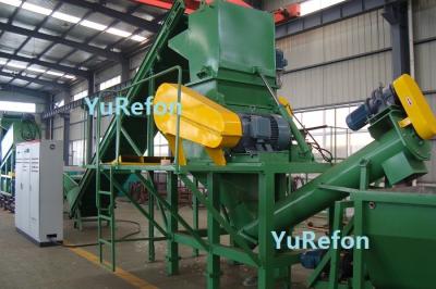 CE SGS V - Cut Waste Plastic Bottle Recycling Machine With D2 Alloy Blade