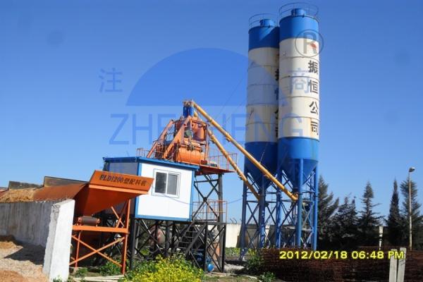 HZS35 New Type Stationary Concrete Batching Plant / Concrete Mixing Plant