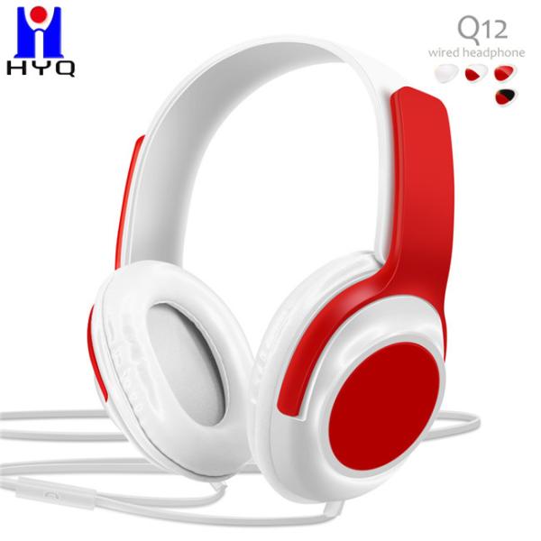 Volume Control 1.2m Wired Over Ear Headphones For Glasses Wearers