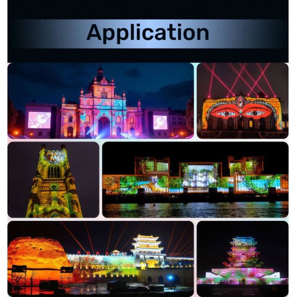 22000 Lumens WUXGA Resolution Dual-Color Laser Projector for Large Venue Projection Mapping
