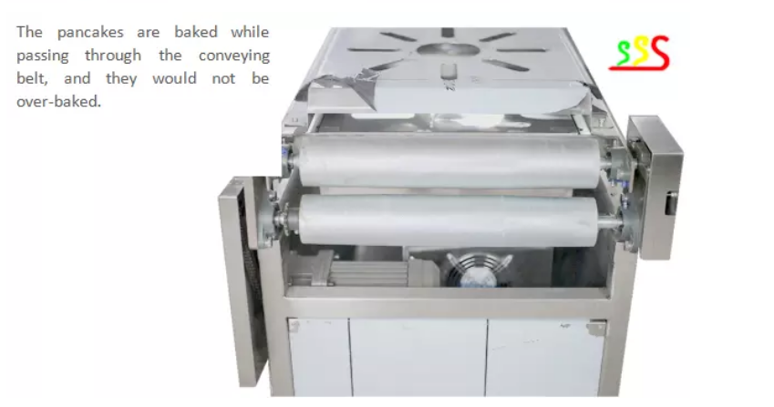 máquina comercial del fabricante del taco de la comida de 800pcs/h 450m m