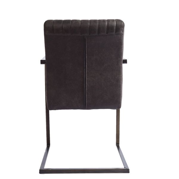 Antique Restaurant Armrest Furniture 87cm 51cm Leathaire Dining Chair