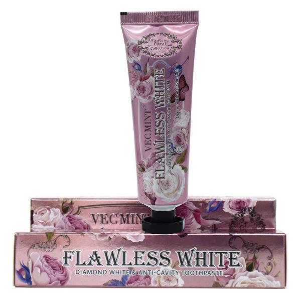 100g Floral Fragrance Rose Flavor Teeth Whitening Basic Cleaning Oral Care Refreshing Toothpaste