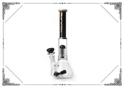 Blakc Inline Pecolator and 6 arms Tree Perc Bongs Glass Smoking Water Pipe Bongs Hookah