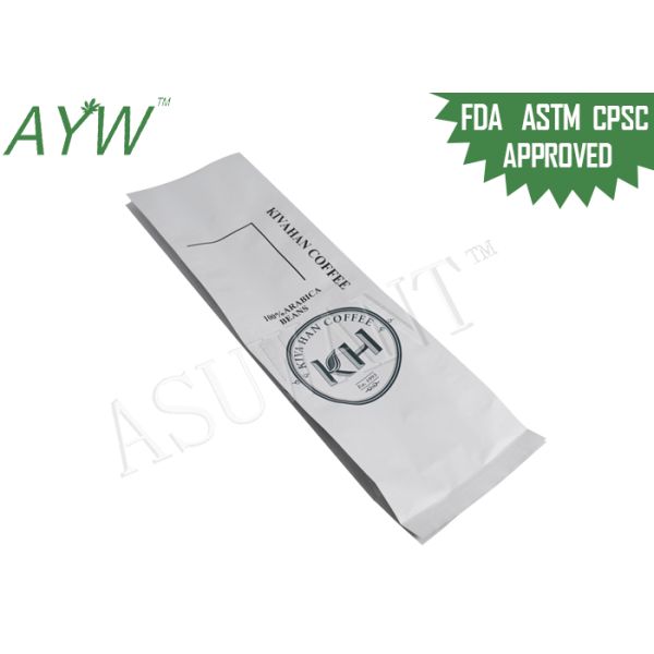 Сопротивляйтесь закрытию пакетиков чая кофе белой бумаги влаги легкому без молнии замка