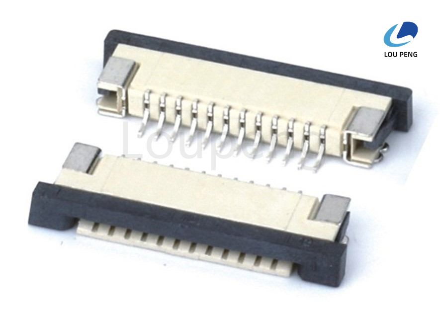 0.5Amps Current Rating FPC FFC Connector ZIF LIF Type Max Processing Temp 230°C 30~60 Seconds Compact Electrical Connector