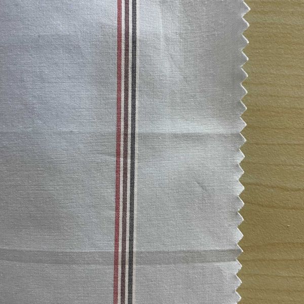 Garments 60X60 100% Cotton Yarn Dyed Stripe Fabric