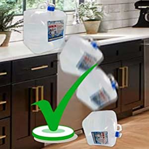 Water Container With Spigot, Storage Carrier Jug, Hiking Backpack, Survival Kit, Water Canteen