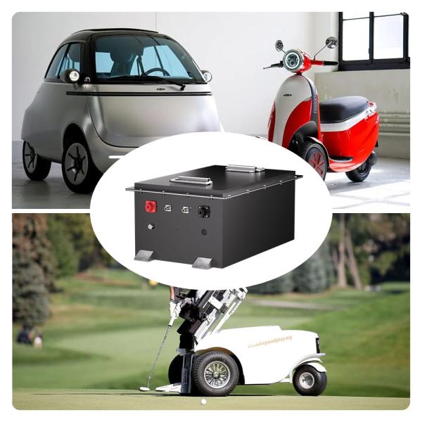 CE Bateria de iões de lítio para carrinhos de golfe Bateria de iões de lítio para AGV
