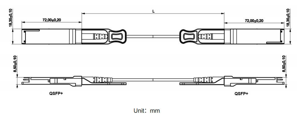 56G QSFP+ AOC Generic Compatible