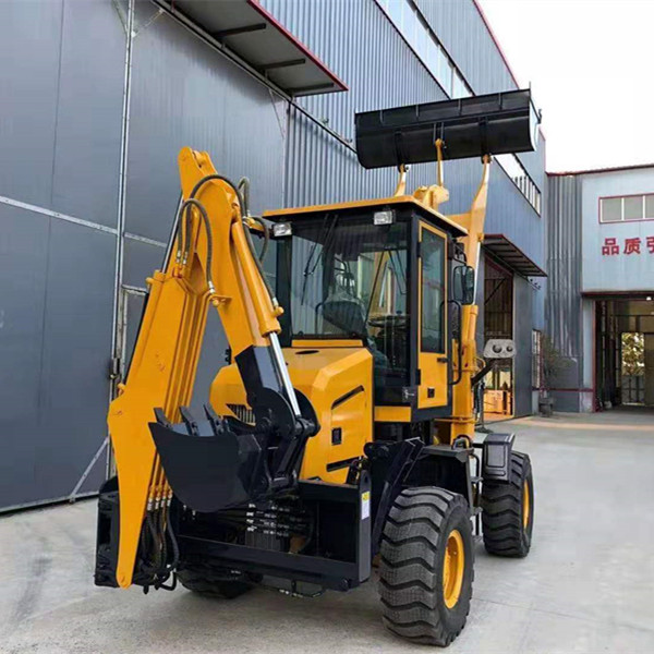 SINOMACH Small 630 Backhoe Loader Machine Rear Tire Size 19.5L-24R4-12PR