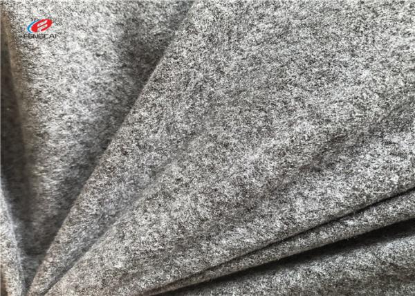 Escove o poliéster de trama Spadnex Mealnge da tela dos esportes 100D + 75D para o roupa interior da ioga