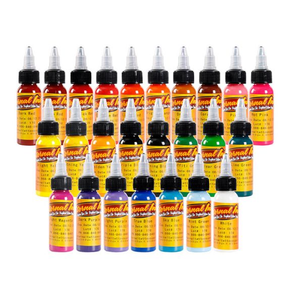 25 Colors 30ml/bottle Eternal Tattoo Ink Body Art Pigment