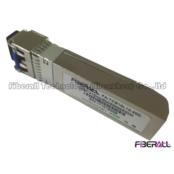 10G Base-LR Long Range Dual Fiber SFP Fiber Optic Transceiver LC SM 20KM DDM