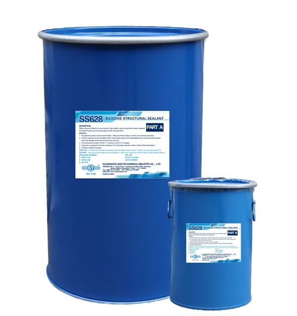 Ненесущей стены Sealant силикона BAIYUN® SS628 Sealant стеклянной алюминиевой рамки структурной застекляя изолируя застекляя