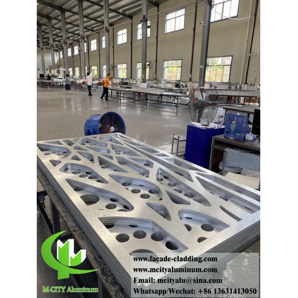 Лазерно резанные металлические экраны алюминиевые фасады для стенной облицовки садовый забор противоржавый водонепроницаемый