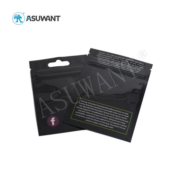 Industry Mylar Medical Weed k Bags , Biodegradable Stand Up Pouch