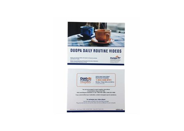 CMYK Printing Video Business Cards 1024*600 Pixel For Exhibition Gift