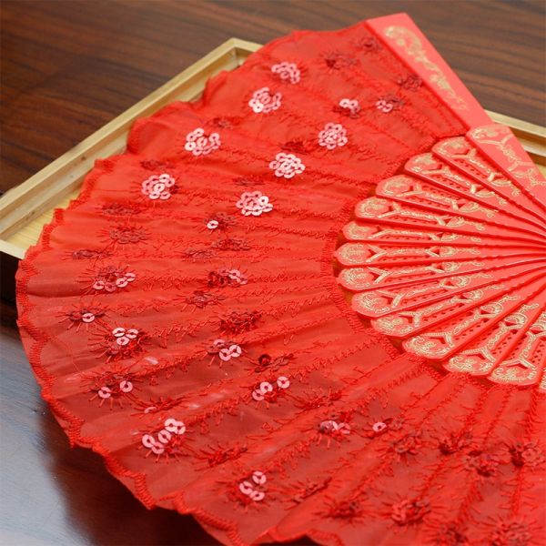 [i Am Your Fans] Sufficient Stock! Wholesale Personalized Printing Text on Handle  Plastic Palliet Hand Fan