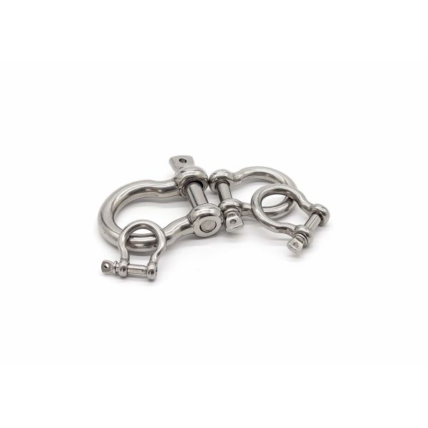316 Marine Stainless Steel Bow Shackle for Yacht & Aquaculture Use