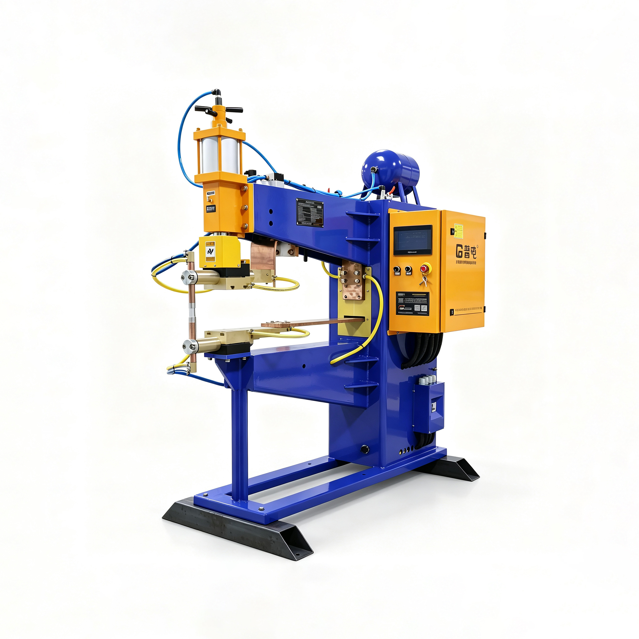Extended Welding Arm Vertical Resistance Spot Welding Machine
