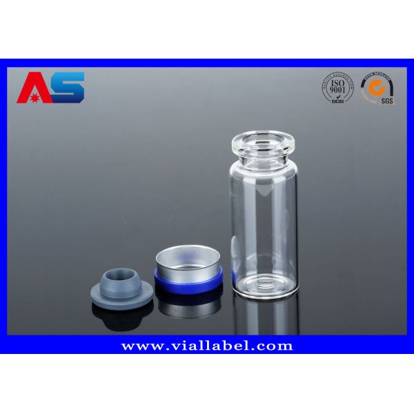 Glass Vials With Caps, Small Glass Vials with High Durability and Flip Off Cap