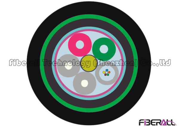 GYTA53 Outdoor Fiber Optic Cable With Two Layer Metal Tape Loose And Two Jacket