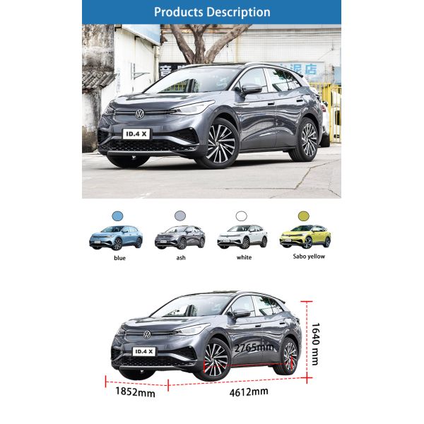 2023 Новые энергетические транспортные средства ID4 Suv VW ID.4x Электрический EV Автомобиль Для Volkswagen