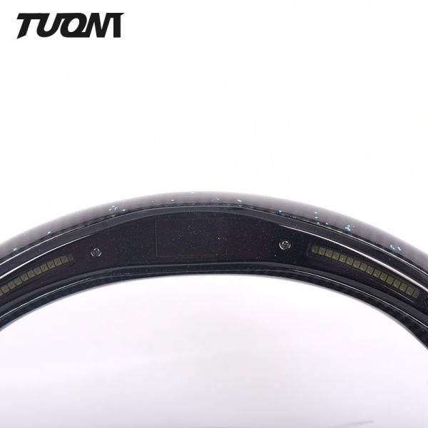 Carbon Fiber Paddles Steering Audi R8 Alcantara Steering Wheel OEM Led Leather