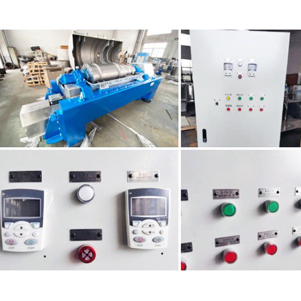 Maquinaria horizontal del tratamiento de aguas residuales de la centrifugadora de la jarra