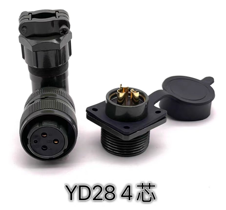 Waterproof Gold-Plated Aviation Plug with 1000V Voltage Rating for GSK Huada Servo Motor Connector 6FX2003