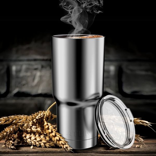 Water Drinking Double Walled Stainless Steel Wine Glasses No Crack