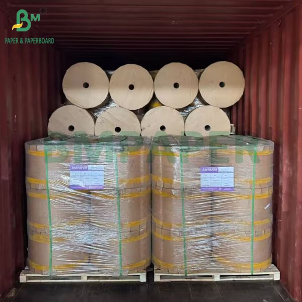 30g Double-Sided Gloss Black Paper Roll 370mm 420mm For Fruit Bags Protection 30 g de papel negro brillante de dos lados 370 mm 420 mm para la protección de bolsas de frutas