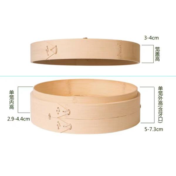 2 Nível Pequena Madeira Vapor Holder Rack Basket Set Favores 10''Mini Vapor de Bambú