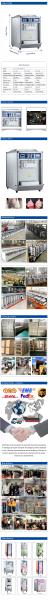 1.7kW Unidade de refrigeração industrial para 2x5.8L Hopper 12-18kg/h Taxa de produção 220-240V Voltagem