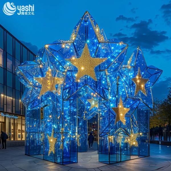 Custom LED Starry Sky Art Installation for Outdoor Events