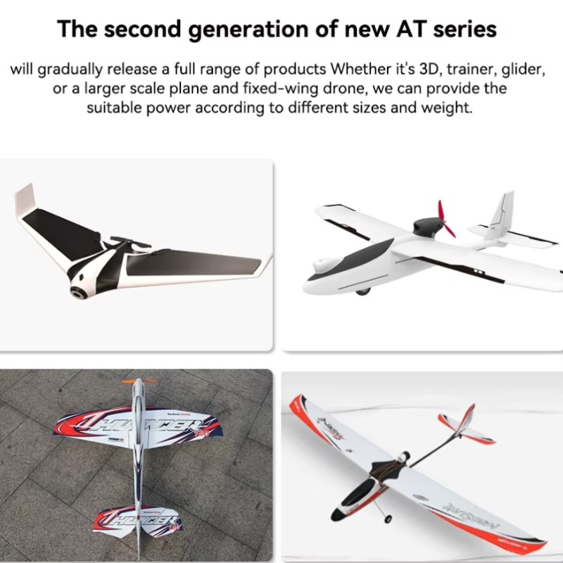 T-MOTOR AT8030 85CC Brushless 6800W 7500W 10S 14S Airplane Fixed Wing Drone Motor