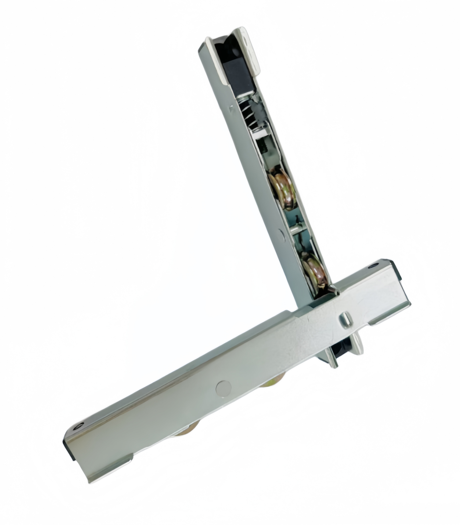 Galvanized Spring Adjustable Double Wheel Sliding Door Roller Heavy Duty V Groove Track Sliding Window Roller Hardware