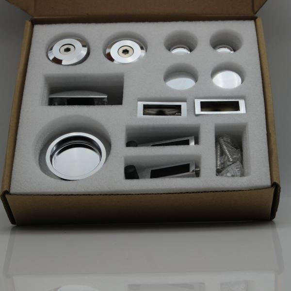 Banheiro Vidro Hardware Porta Deslizante Acessórios Sem Quadro Estilo de Design Moderno Longa Vida