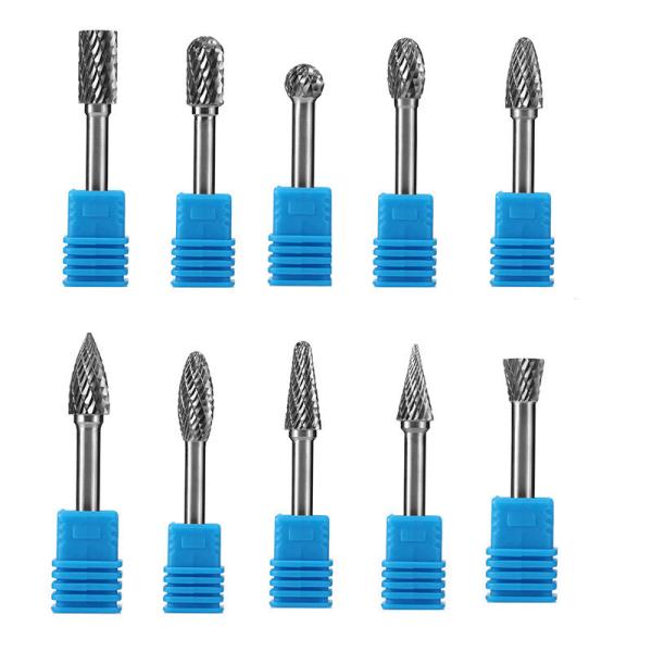SA-5 Carbono de tungstênio resistente ao desgaste em forma de cilindro de arquivo rotativo de corte duplo