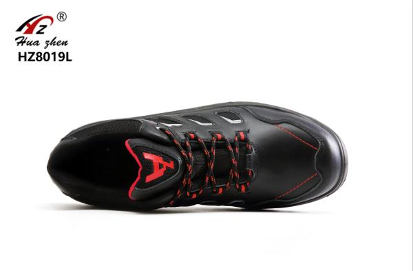 Industrial Leather Industrial Safety Shoes Slip Resistant For Construction