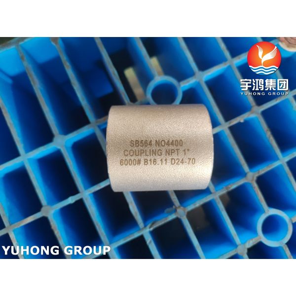 Nickel Alloy Forged Pipe Fitting ASME SB564 UNS N04400 Monel 400 Thread Coupling