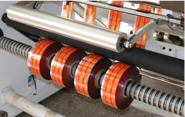 J-1300 High-speed Slitting Machine 800mm unwind 500mm rewind 400m/m shaftless double slipped air shafts PLC import parts