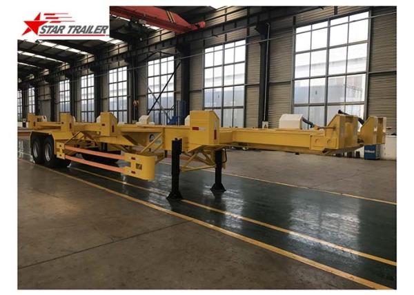 High Tensile Steel Terminal Trailer With Two Pieces Spare Tire Carriers