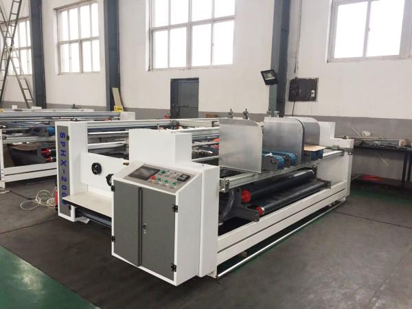 Semi Automatic Carton Folder Gluer Machine 220V 380V 1000kg 7.5kw