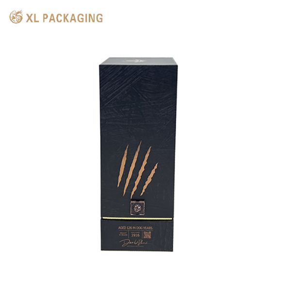 Custom Wine & Whisky Gift Box with Metal Lock | Empty Box