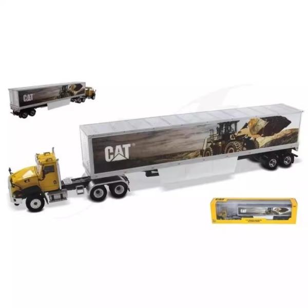 Diecast Masters Caterpillar CT660 Day Cab Container Truck 1:50 Scale Model 85666