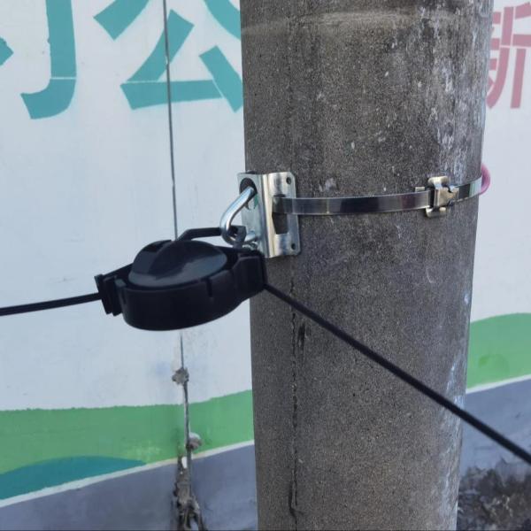 FTTH Drop Cable Optic Fiber Clamp for Flexible Subscriber Cables 20 Nylon Rope Clamps