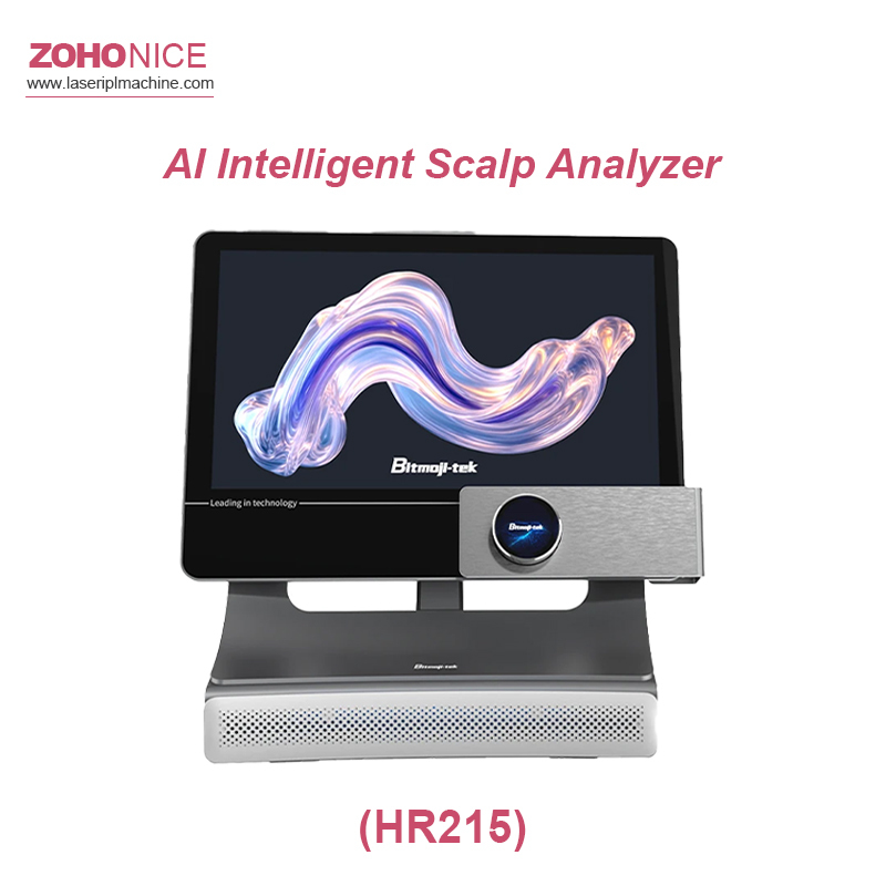 Al Smart Scalp Analyzer Skin Scanner All in One Touch Interaction Scalp Facial Device