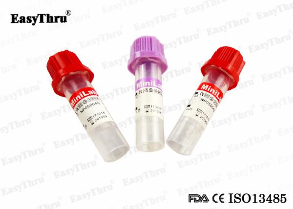 Practical Serum Blood Sample Collection Tubes Nontoxic Medical Grade